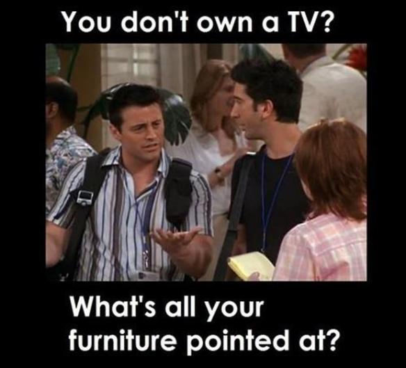 Joey Whats all your furniture pointed at